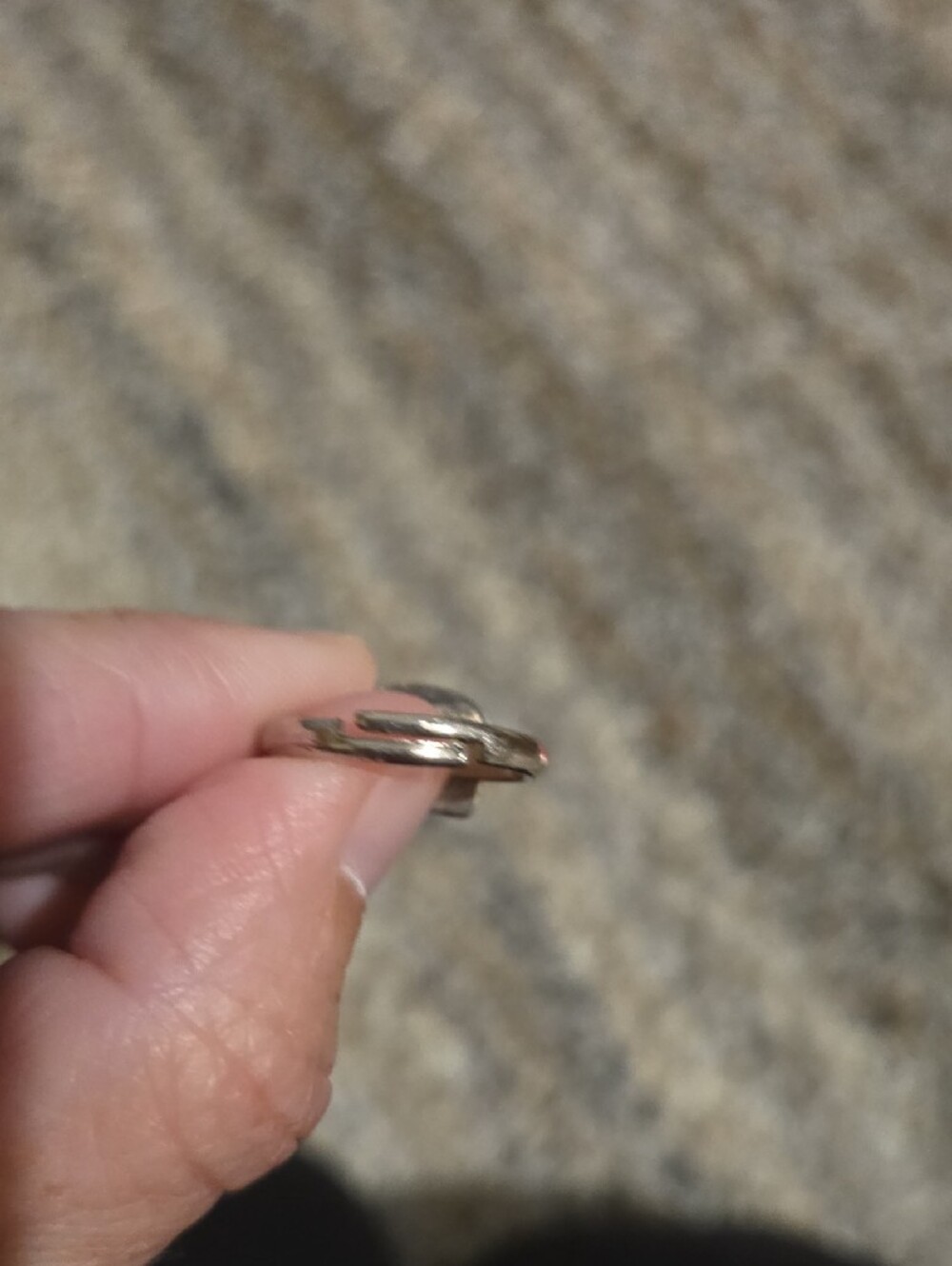 Hello Kitty Purple and Silver Adjustable Ring - Picture 4 of 5